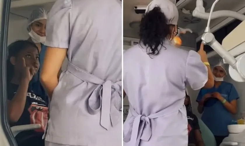 Dentista evangeliza paciente surda em Libras no sertão: “A vi como Cristo a vê”