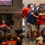 Evangelismo com esportes voltado para equipes esportivas escolares levou 120 estudantes atletas a entregarem suas vidas a Jesus nos EUA. Foto: Facebook/First Baptist Church Hazlehurst Georgia